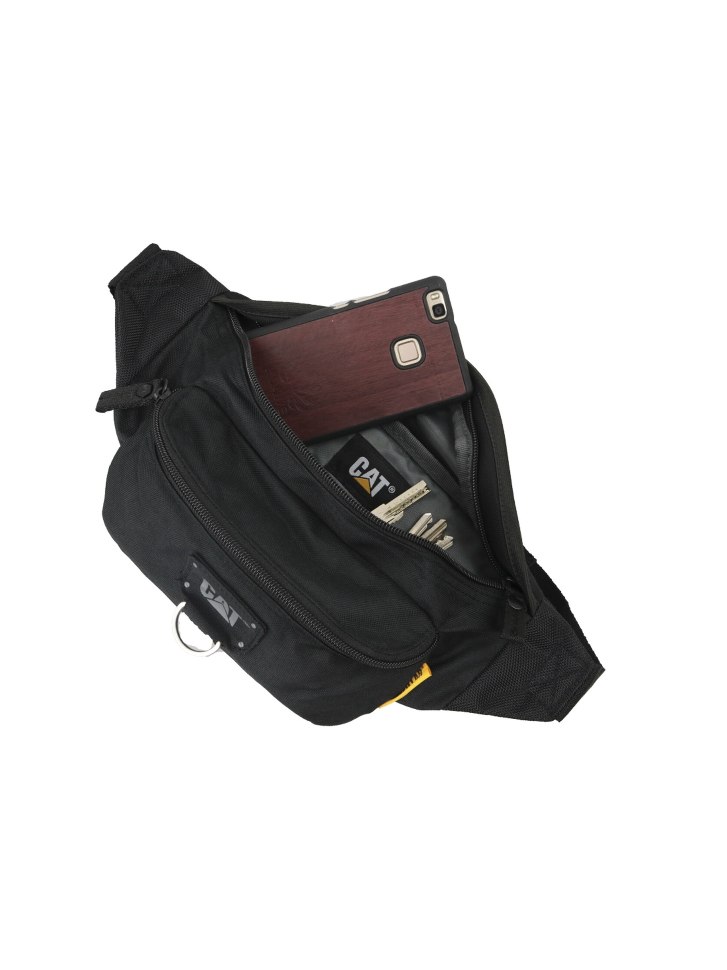 CATERPILLAR Gürteltasche in Schwarz
