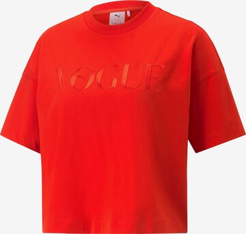 PUMA Performance Shirt 'PUMA x Vogue Collection' in Red: front