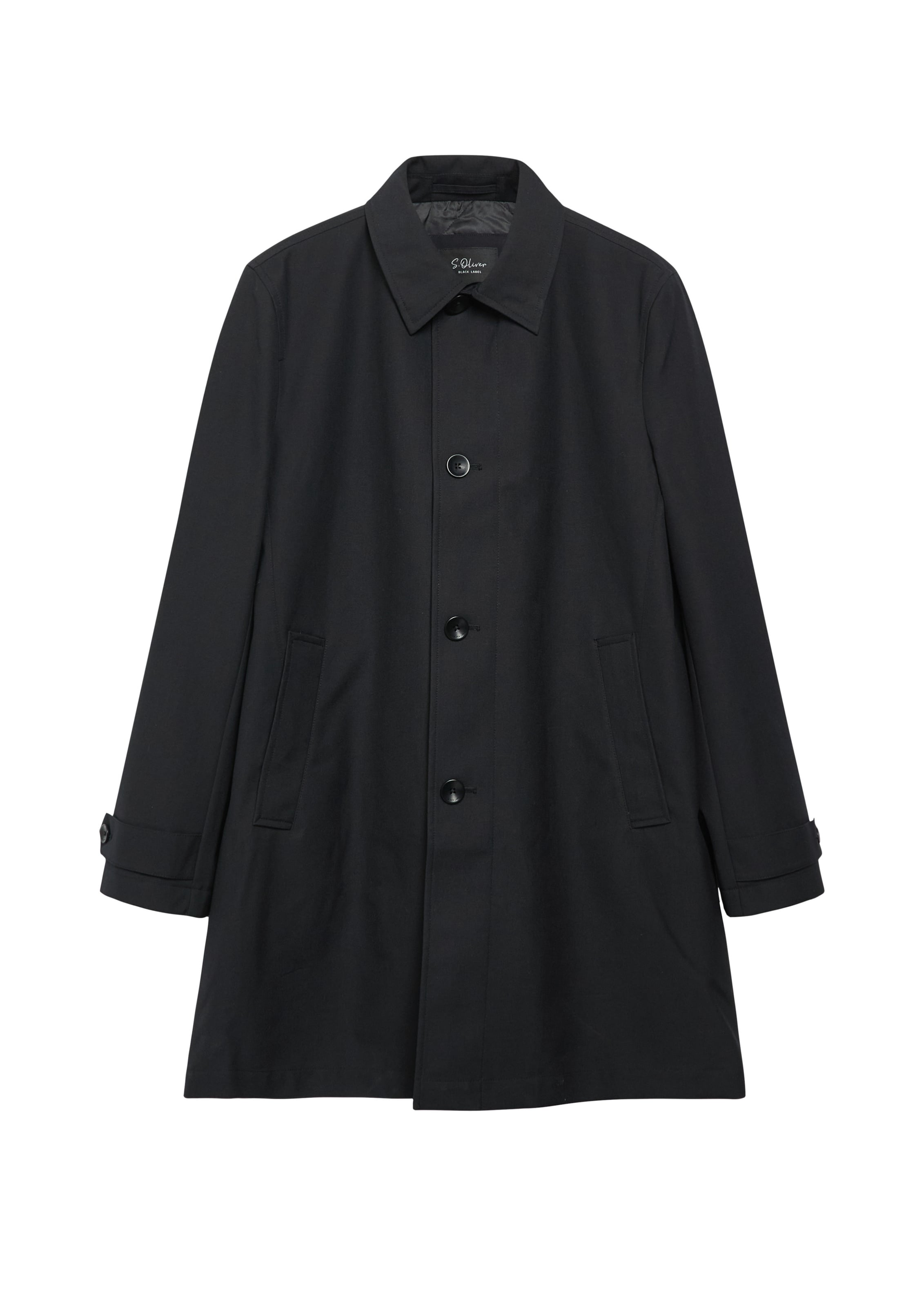 Manteau mi-saison s.Oliver en noir : devant