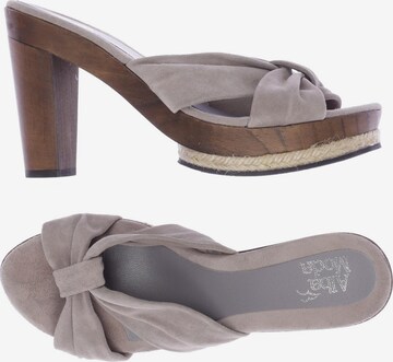 ALBA MODA Sandals & High-Heeled Sandals in 38 in Grey: front