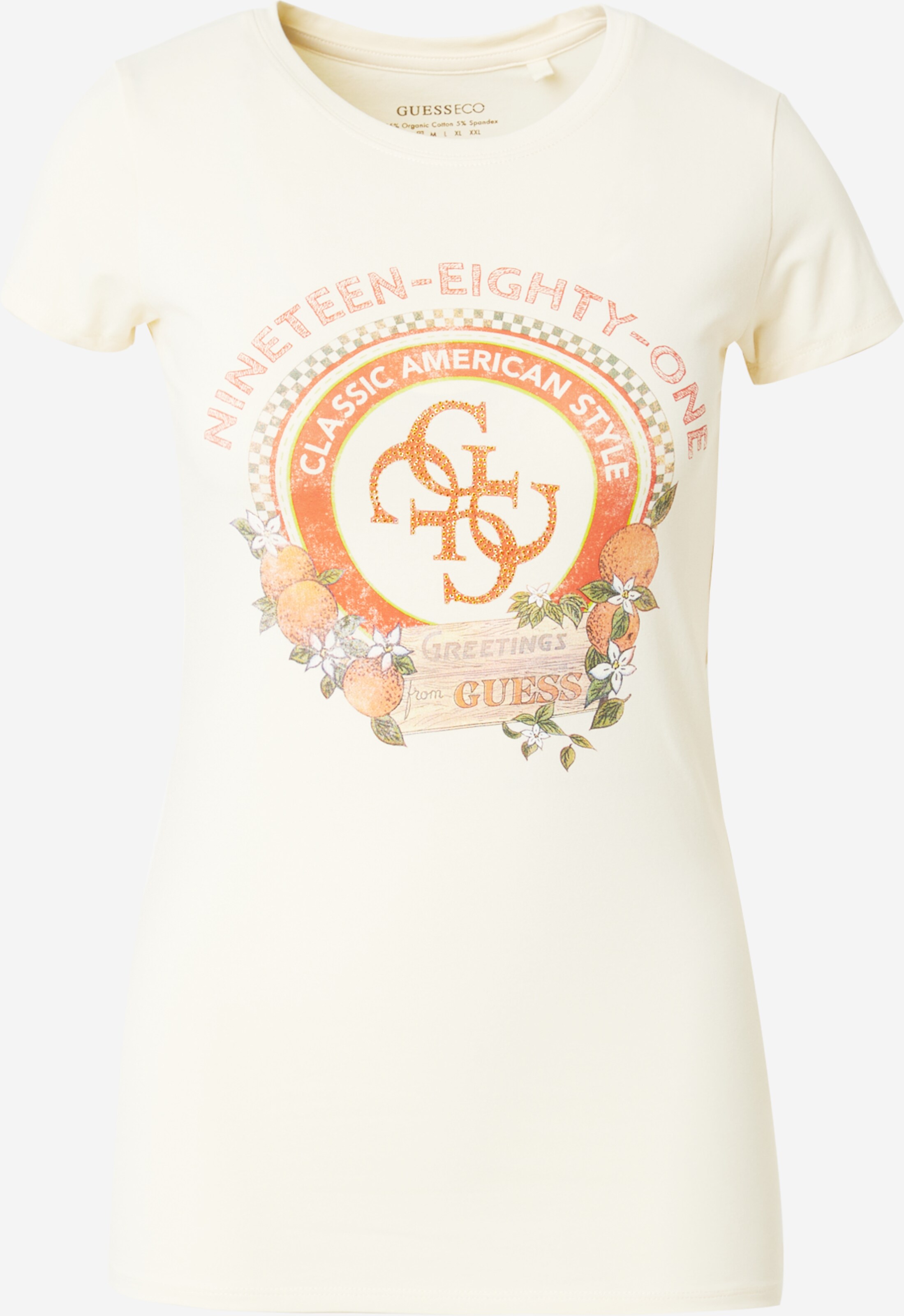 GUESS Shirt in Pastel Yellow ABOUT YOU