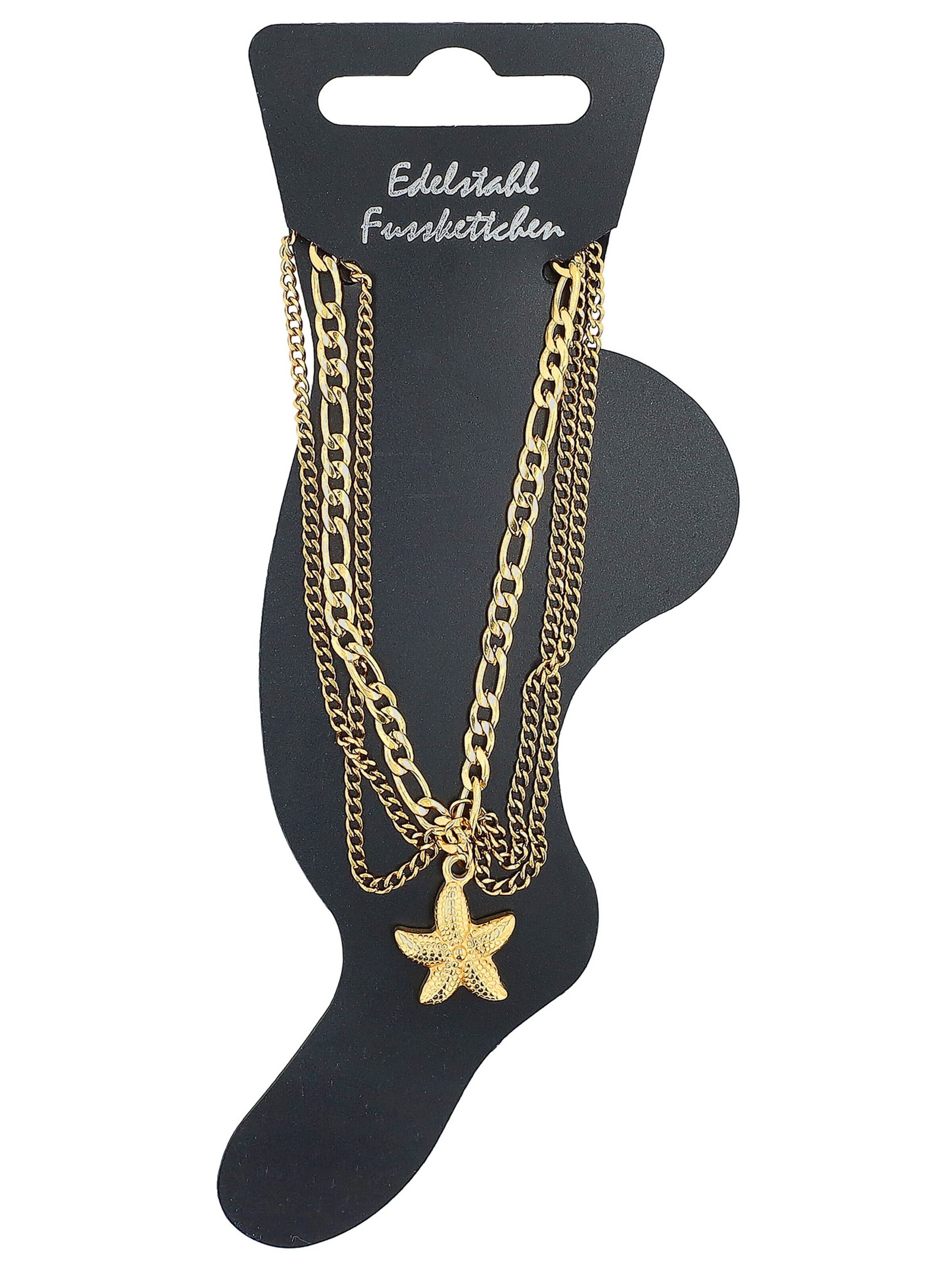 Akzent Fußschmuck 'Dyre, langlebig'‌‌‌‌‌‌‌‌ in Gold