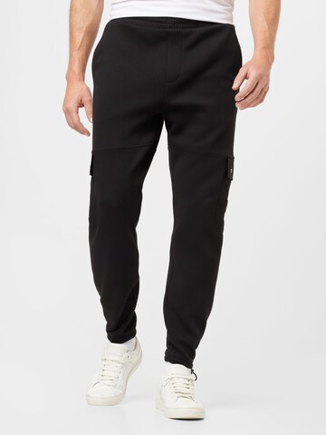 HUGO Tapered Hose 'Dangkang' in Schwarz: Vorderseite