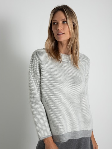 MORE & MORE Sweater in Grey: front