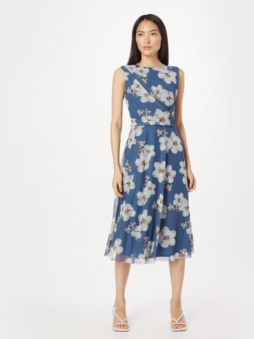 Robe SWING en bleu : devant