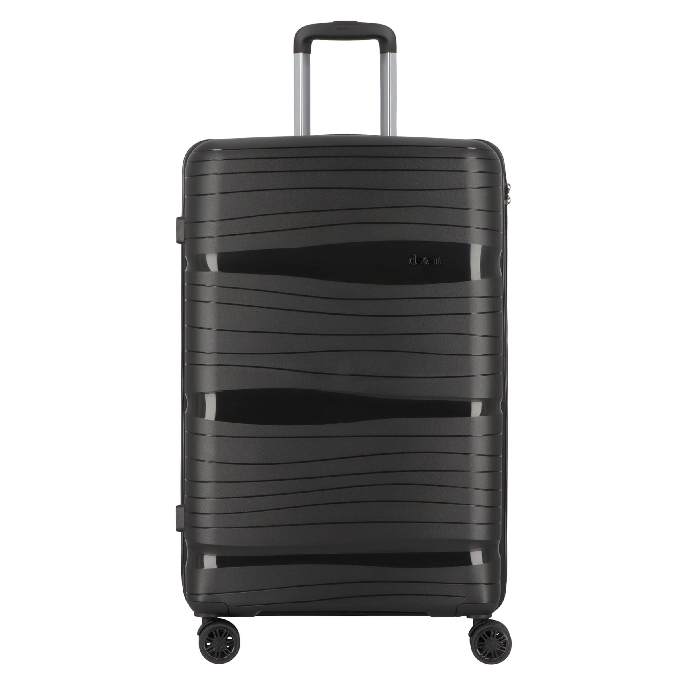 D&N Trolley 'Travel Line 4300' in Zwart: voorkant