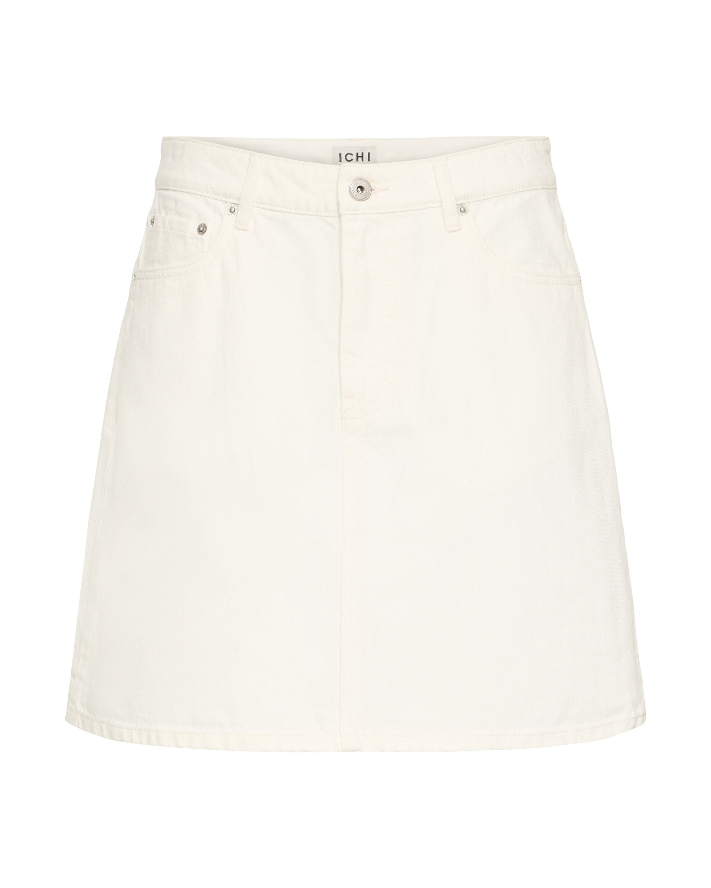 ICHI - Falda 'Aveny' en blanco: frente