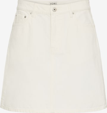 ICHI - Falda 'Aveny' en blanco: frente