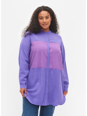 Zizzi Blouse 'Xloe' in Purple: front