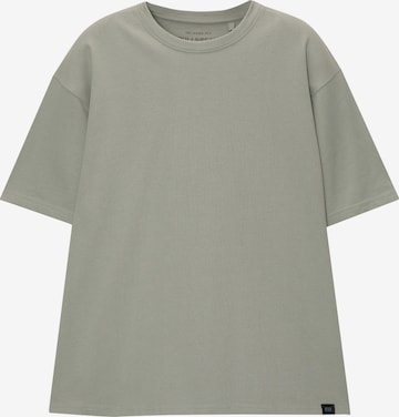 T-Shirt Pull&Bear en vert : devant