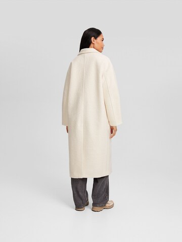 Bershka Between-seasons coat in Beige