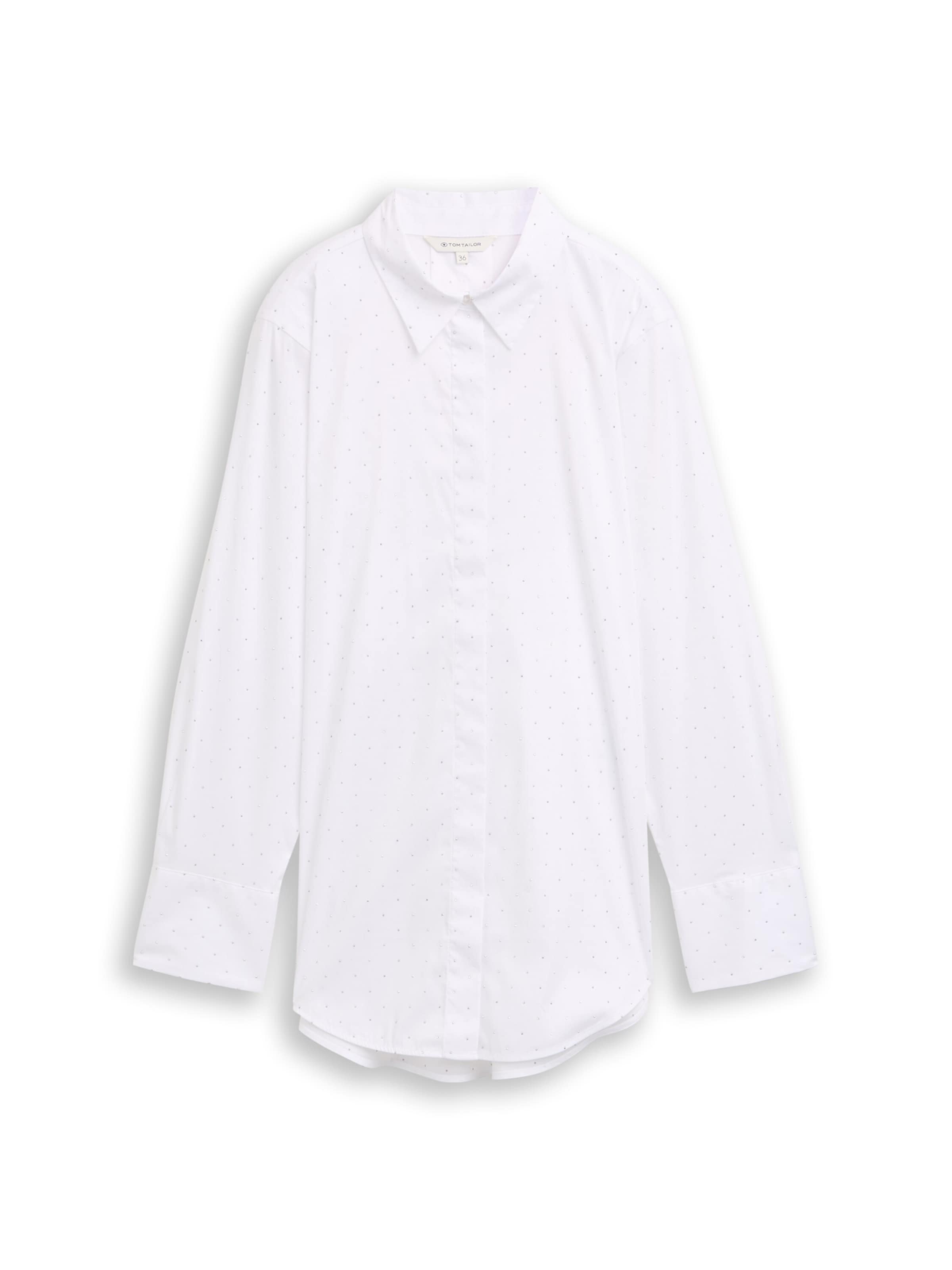 balts TOM TAILOR Blūze: no priekšpuses