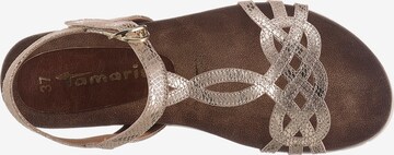 TAMARIS Sandalen met riem in Goud