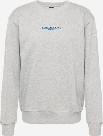 Sweat-shirt North Sails en gris : devant