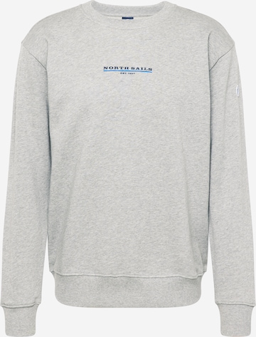 Sweat-shirt North Sails en gris : devant