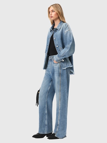 AllSaintsWide Leg/ Široke nogavice Traperice 'FRANKIE' - plava boja