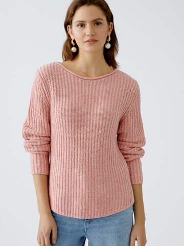 OUI Pullover 'Naolin' in Pink: Vorderseite