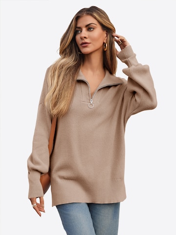 Imily Bela Pullover i beige