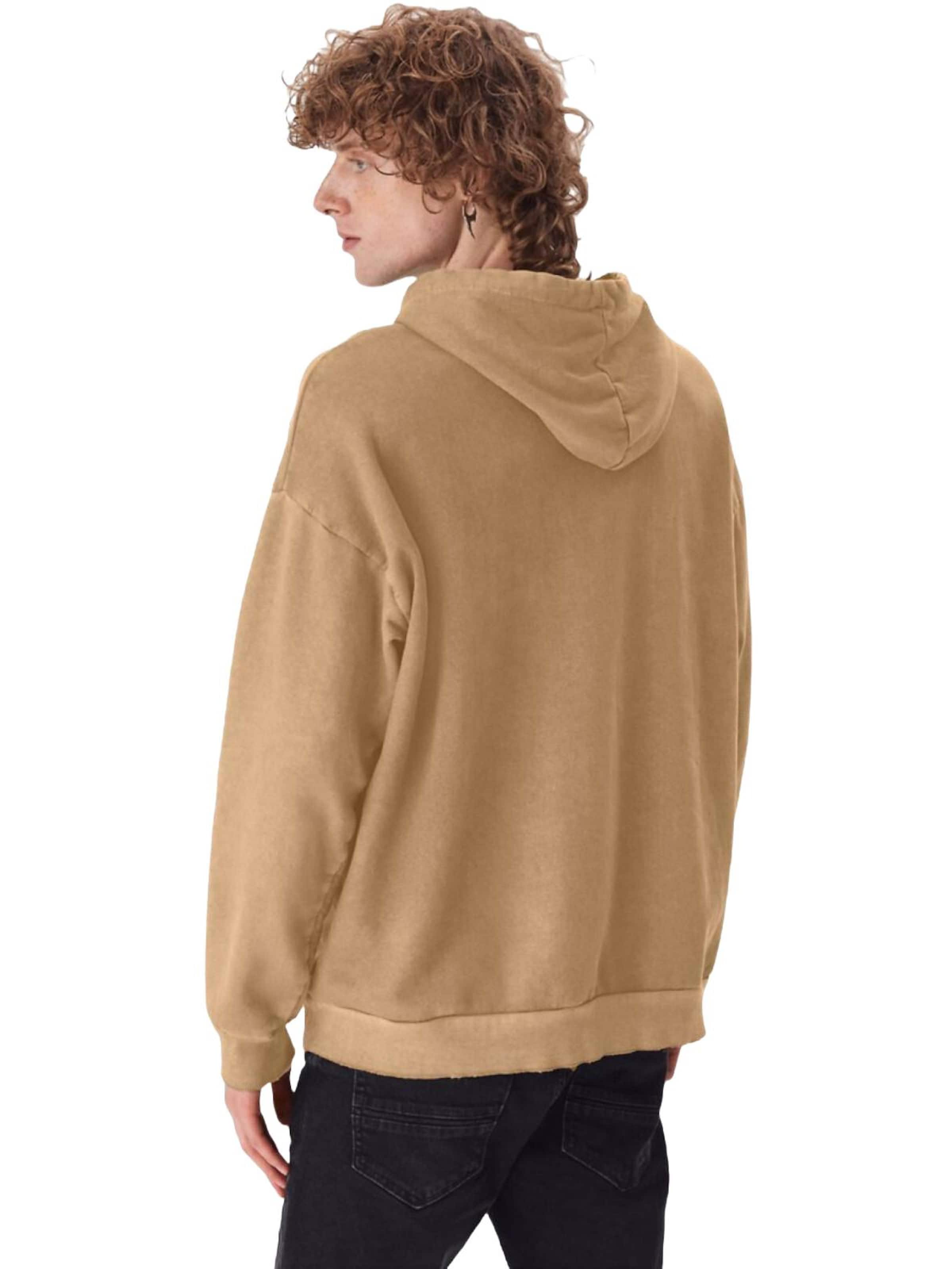 LTB Jeans - Sudadera 'LTB Jeans Herren-Sweatshirt mit Print' en beige