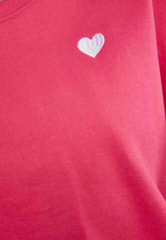 swirly Sweatshirt in Roze