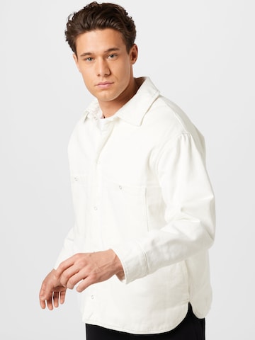 Veste mi-saison 'Aaron' WEEKDAY en blanc : devant