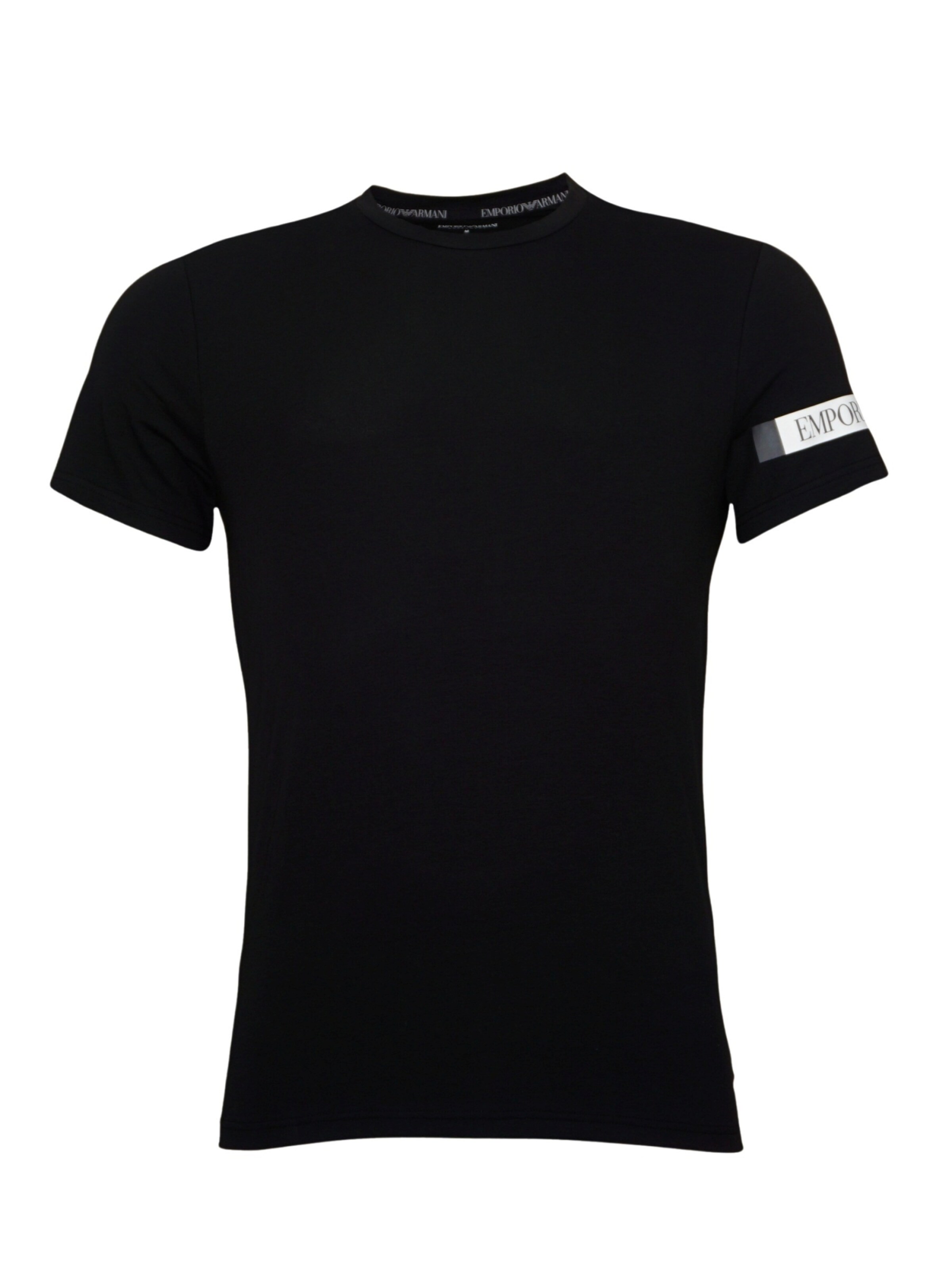 Emporio Armani T-Shirt in Schwarz: Vorderseite