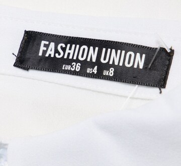 Fashion Union Bluse S in Weiß