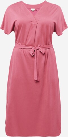 ONLY Carmakoma Kleid 'SHEBA' in Pink: predná strana