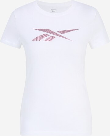 Reebok Performance shirt 'Doorbuster Vector' in White: front