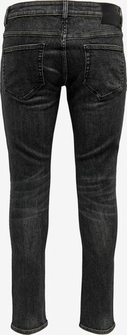 Only & Sons Slimfit Jeans 'Loom' in Zwart