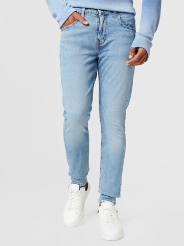 Effilé Jean '512™ Slim Taper Lo Ball' LEVI'S ® en bleu : devant