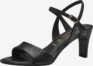 TAMARIS Sandals in Black: front