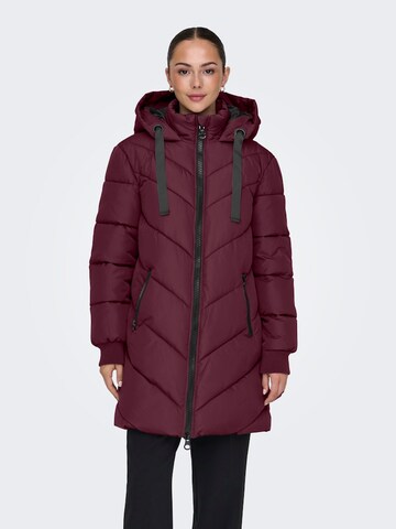 Manteau d’hiver 'JDYSkylar' JDY en violet : devant
