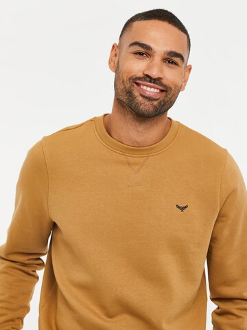 Threadbare Sweatshirt 'Satsuma' in Braun