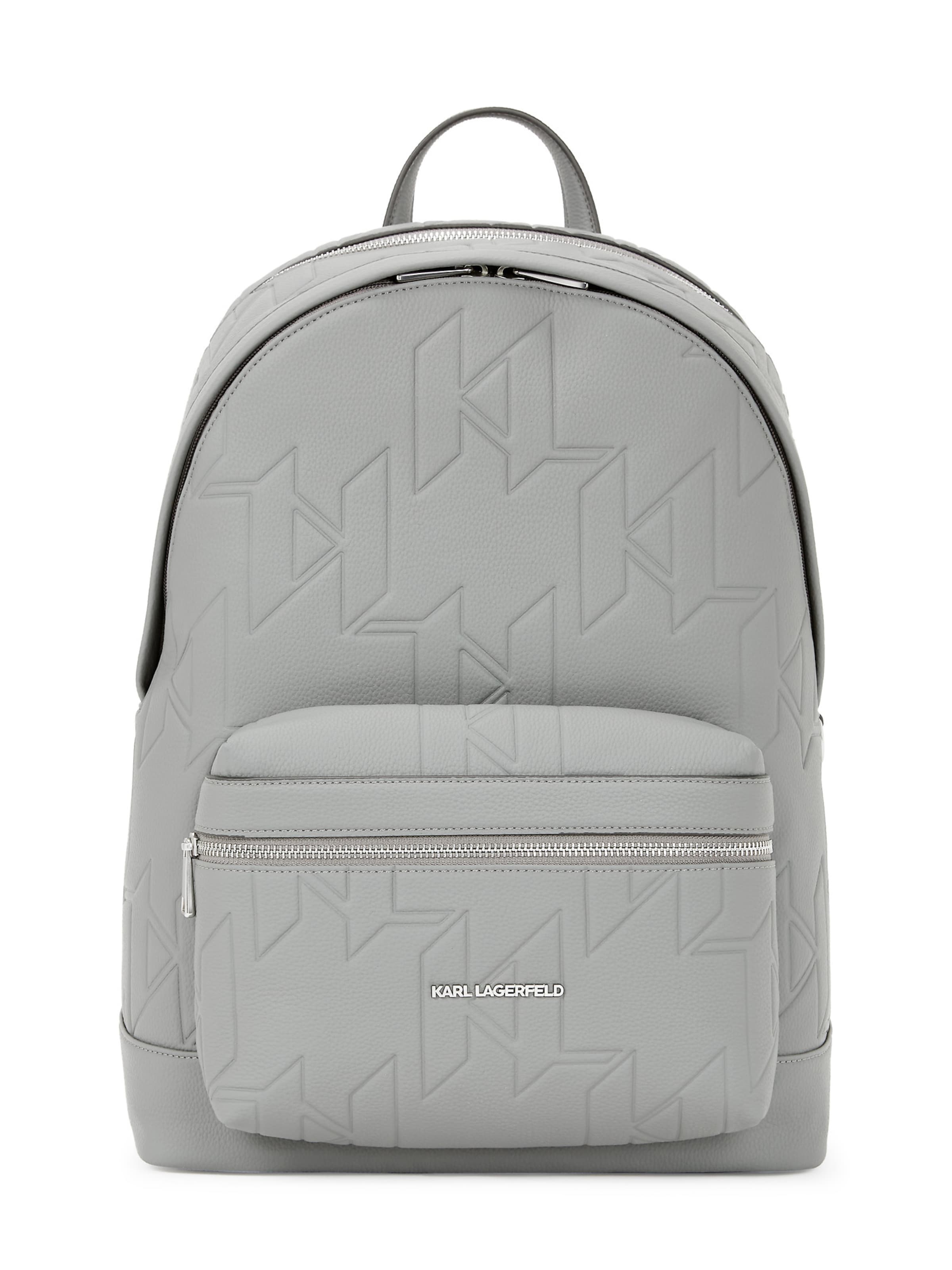 Karl Lagerfeld - Mochila em cinzento: frente