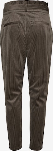 VERO MODA Tapered Pleat-Front Pants 'Eva' in Grey