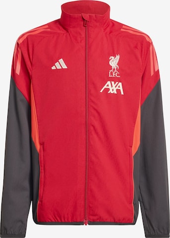 ADIDAS PERFORMANCE Sportjas 'FC Liverpool Tiro 25 Competition' in Rood: voorkant