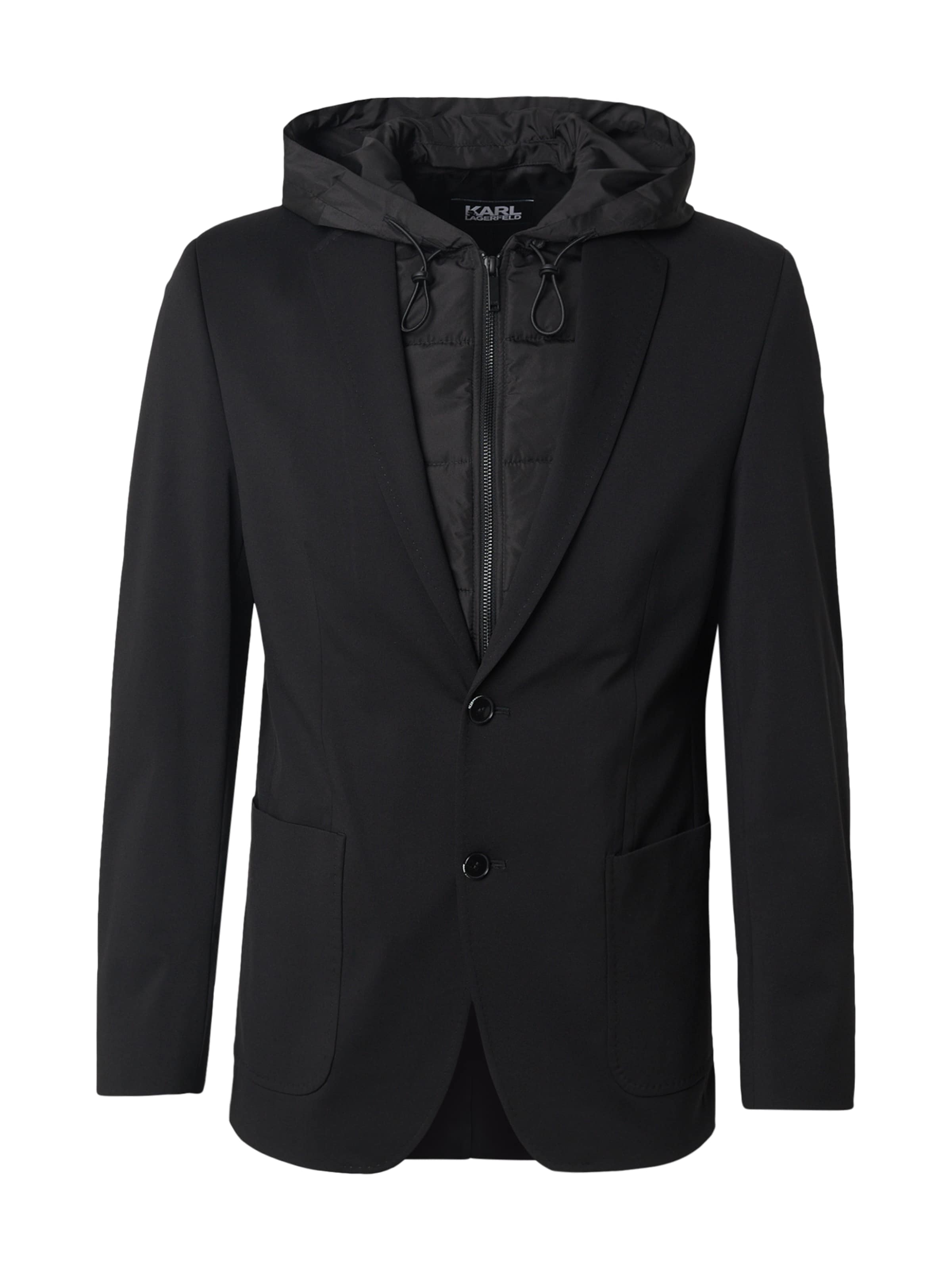 Karl Lagerfeld Chaqueta de entretiempo en negro, Vista del producto