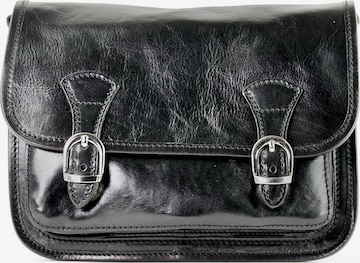 lePelou Handtasche 'ELENA' in Schwarz: Vorderseite