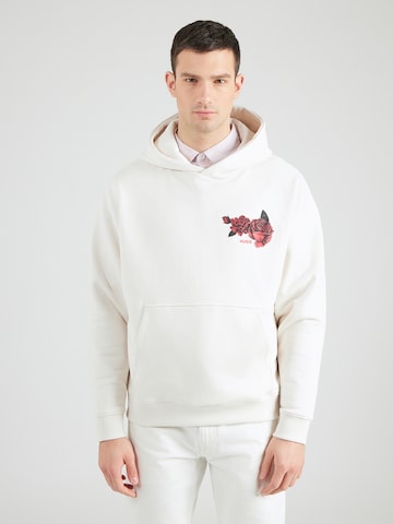 HUGO Bluzka sportowa 'Dagethood' w kolorze beżowy: przód