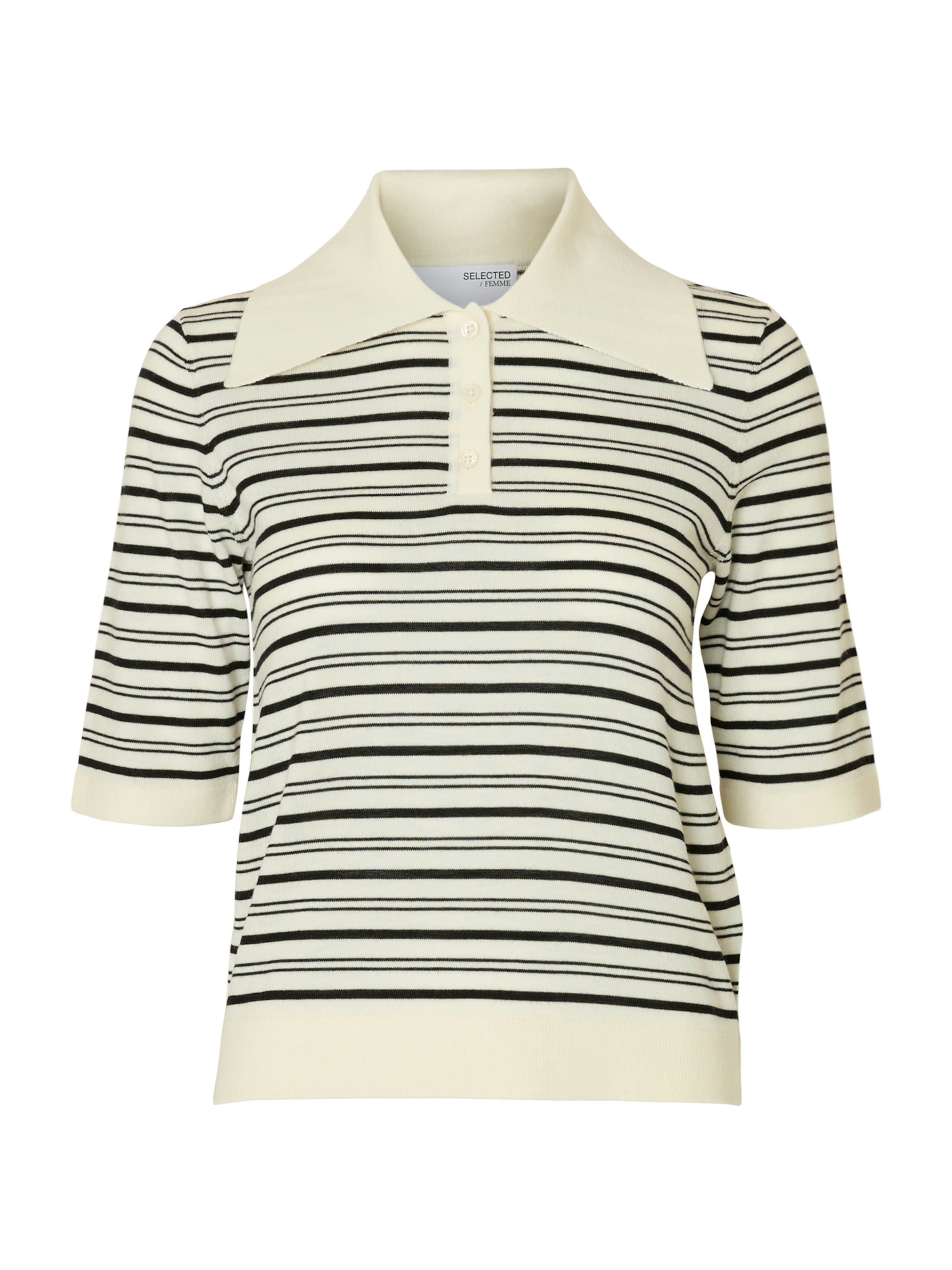 SELECTED - Camiseta 'SLFThea' en blanco: frente