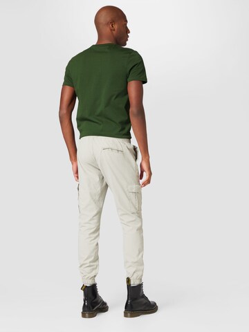 BRAVE SOUL Tapered Cargo Pants in White