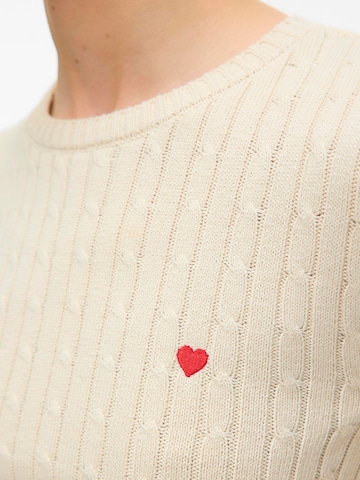 VERO MODA Pullover 'VMFocornelia' in Beige