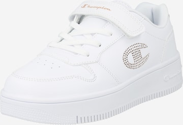 Champion Authentic Athletic Apparel - Sapatilhas 'REBOUND' em branco: frente