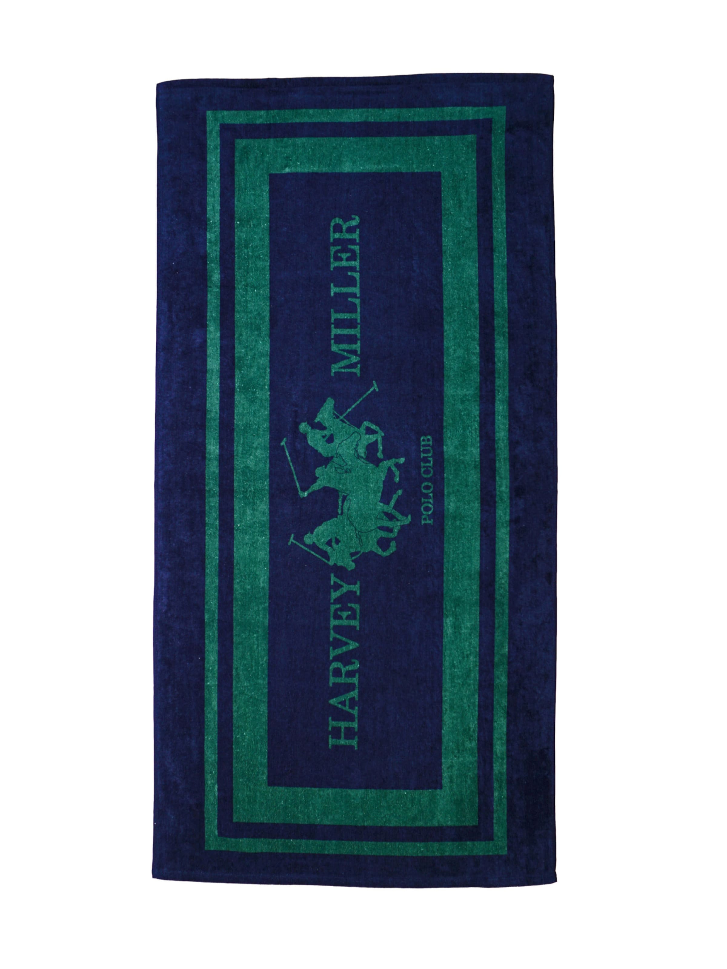 HARVEY MILLER Beach towel in Blue: front