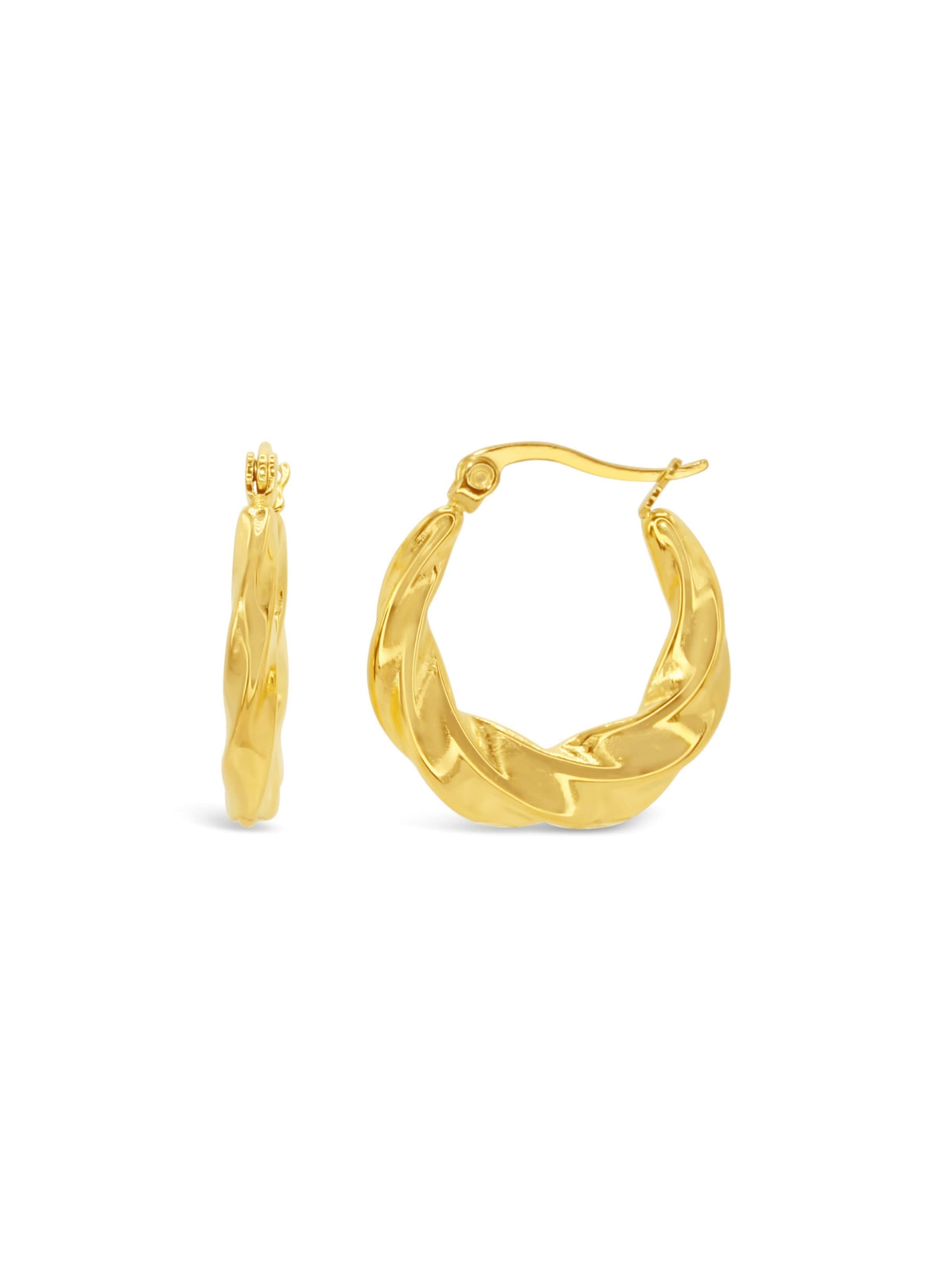 ARS-ARGENTI Ohrringe 'MAMMA MIA'‌‌‌‌‌ in Gold: Vorderseite