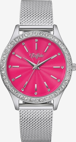 BUFFALO Analog Watch in Pink: front