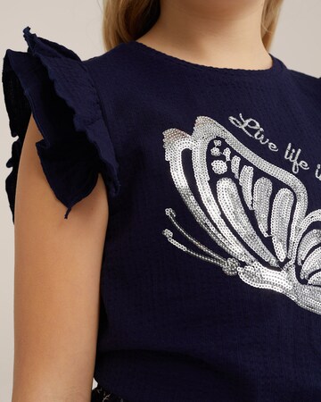 WE Fashion - Camiseta en azul