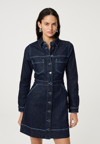 Robe-chemise 'Ruth' Fabienne Chapot en bleu : devant