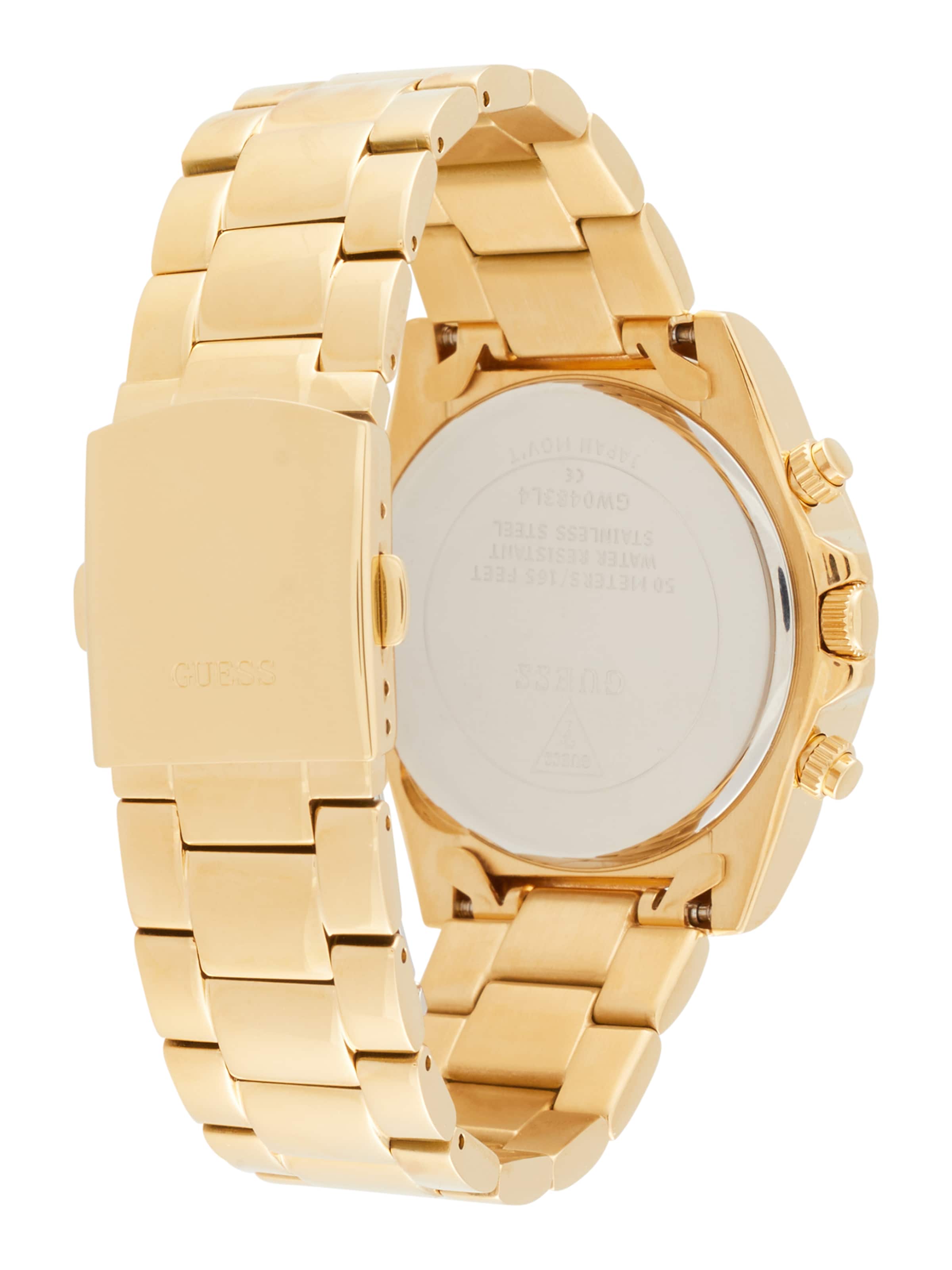 GUESS Analog watch 'Dress' in Gold